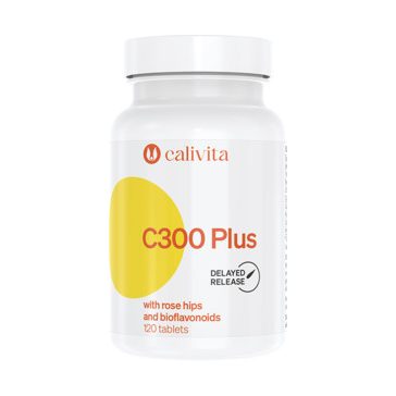   CaliVita C 300 Plus with Rose Hips and Bioflavonoids tabletta C-vitamin-komplex 120 db