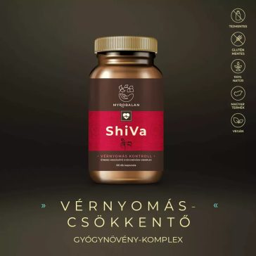   Myrobalan shiva vérnyomáscsökkentő gyógynövény-komplex vegán kapszula 60 db 